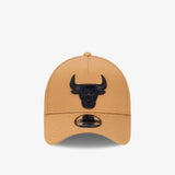 Chicago Bulls 9Forty A-Frame Snapback - Wheat/Black - Front