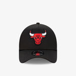 Chicago Bulls 9Forty A-Frame Snapback - Black - Front