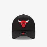 Chicago Bulls 9Forty A-Frame Snapback - Black - Front