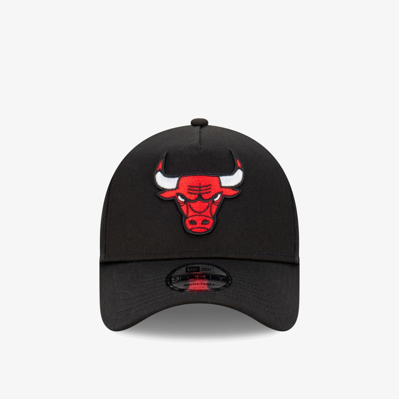 Chicago Bulls 9Forty A-Frame Snapback - Black - Front
