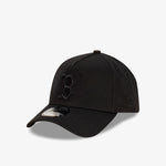 Boston Red Sox 9Forty A-Frame Snapback - Black on Black - Three-quarter left