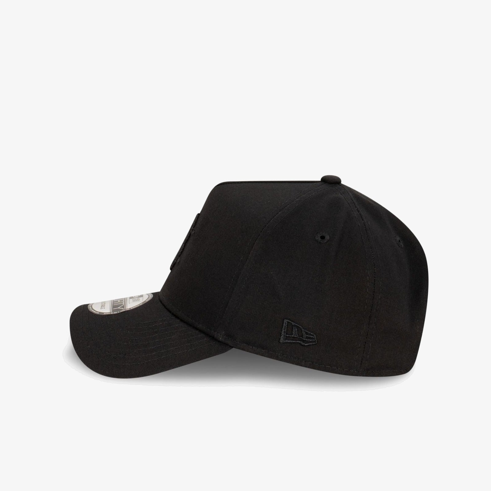 Boston Red Sox 9Forty A-Frame Snapback - Black on Black - Left side