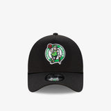 Boston Celtics 9Forty A-Frame Snapback - Black - Front