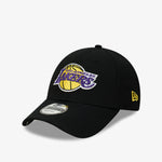 Los Angeles Lakers 9Forty Casual Strapback - Black - Three-quarter left