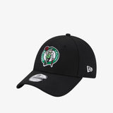 Boston Celtics 9Forty Casual Strapback - Black - Three-quarter left