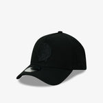 Boston Celtics 9Forty A-Frame Snapback - Black on Black - Three-quarter left