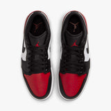 Air Jordan 1 Low - White/Black-Varsity Red