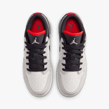Air Jordan 1 Low (GS) - Black/Summit White/Infrared