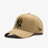 New York 9Forty Camel Cord A-Frame Snapback - Beige