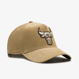 Chicago Bulls 9Forty Camel Cord A-Frame Snapback - Beige