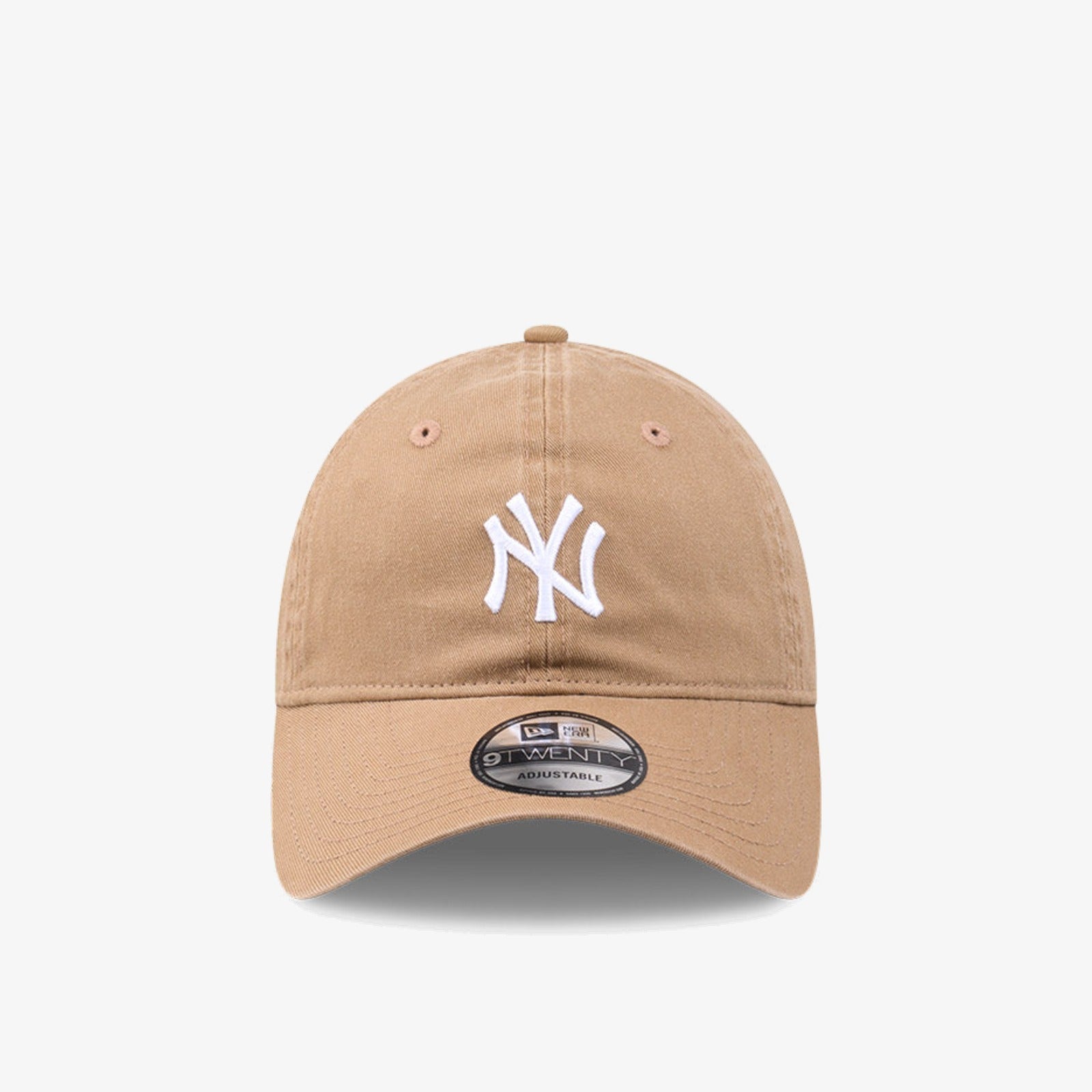 New York Yankees 9Twenty Midi Strapback - Khaki/White - Front