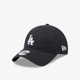 Los Angeles Dodgers 9Twenty Midi Strapback - Black/White - Three-quarter left