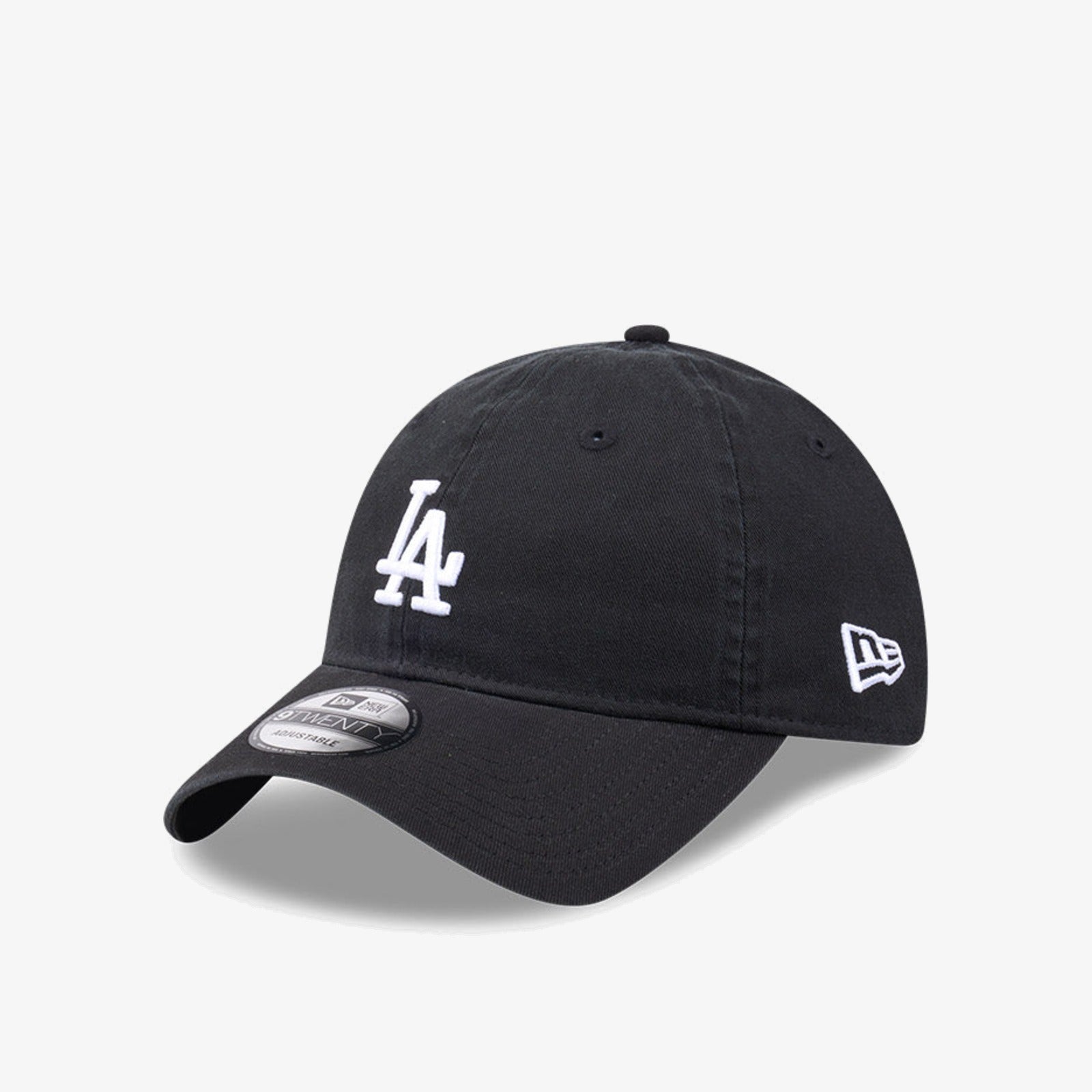 Los Angeles Dodgers 9Twenty Midi Strapback - Black/White - Three-quarter left