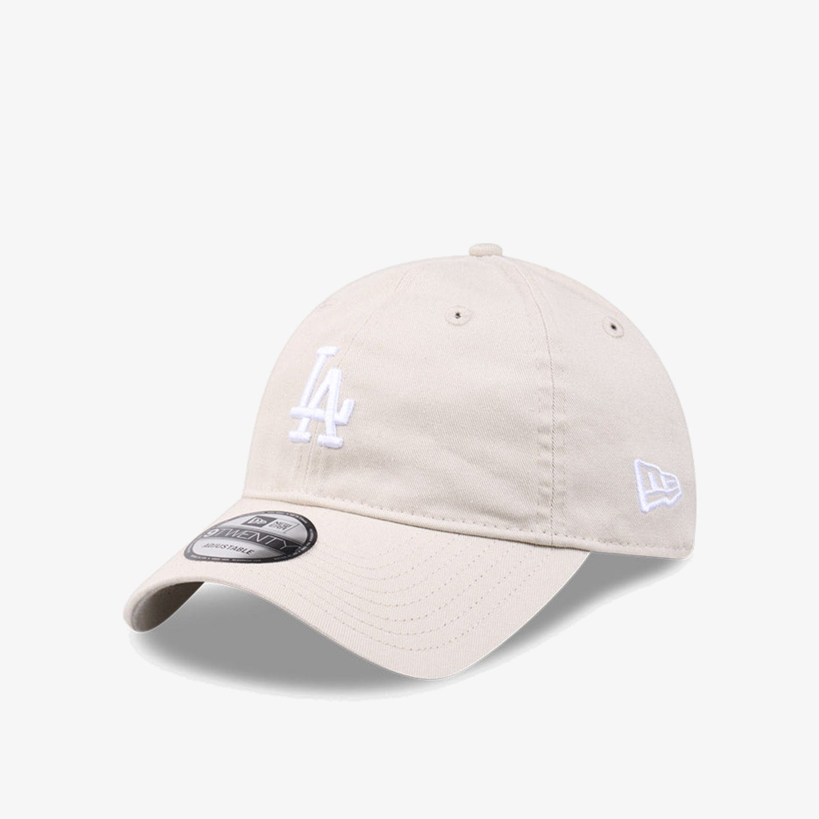 Los Angeles Dodgers 9Twenty Midi Strapback - Stone/White - Three-quarter left
