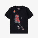 Jordan Jumpman Air Ghost Man Youth T-Shirt - Black