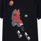 Jordan Jumpman Air Ghost Man Youth T-Shirt - Black