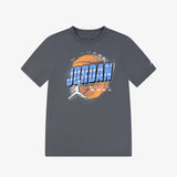 Jordan Distressed Chrome Youth T-Shirt - Iron Grey