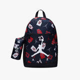 Jordan Jumpman Air Backpack & Pencil Case - Black/Gym Red/White