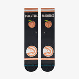 Atlanta Hawks City Edition NBA Crew Socks - Black
