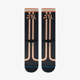 Atlanta Hawks City Edition NBA Crew Socks - Black