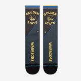 Golden State Warriors Statement Edition NBA Crew Socks - Black