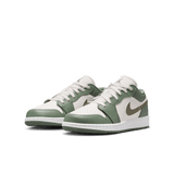Air Jordan 1 Low (GS) - Green/White/Olive