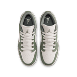 Air Jordan 1 Low (GS) - Green/White/Olive