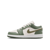 Air Jordan 1 Low (GS) - Green/White/Olive