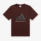 Basketball Logo T-Shirt - Burgundy