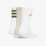 Logo Pack Crew Socks (3 Pairs) - White