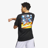 Meta Story Graphic T-Shirt - Black