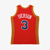 Allen Iverson Philadelphia 76ers 04-05 HWC Swingman Jersey - Red