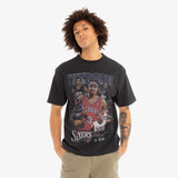 Allen Iverson Philadelphia 76er's Player & Stats T-Shirt - Black