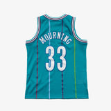 Alonzo Mourning Charlotte Hornets 92-93 HWC Youth Swingman Jersey - Teal
