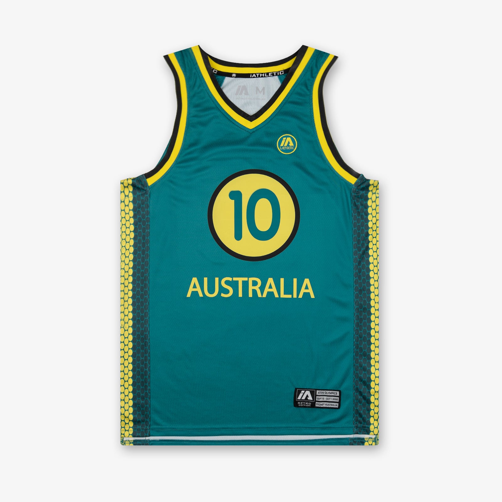 Andrew Gaze Australian Boomers 2000 Olympic Replica Jersey - Green