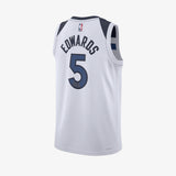Anthony Edwards Minnesota Timberwolves Association Edition Swingman Jersey - White
