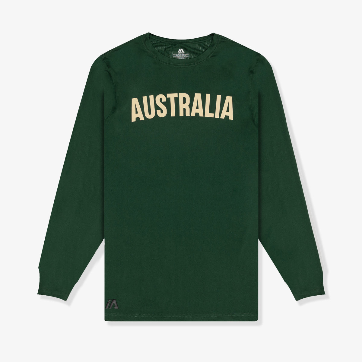 Australian Boomers 2023 FIBA Basketball World Cup iPerform Long Sleeve T-Shirt - Green