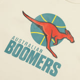 Australian Boomers Logo Fleece Crew Sweatshirt - Ecru