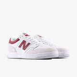 BB480 - White/Burgundy