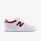 BB480 - White/Burgundy