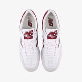 BB480 - White/Burgundy