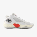 Fresh Foam BB V3 - White/Blast Red