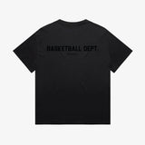 Basketball Department Faded Box Tee - Black