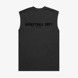 Basketball Department Faded Tank - Black