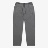 Brooklyn Fleece Oversized Open-Hem Pants - Iron Grey/Black