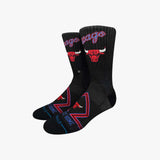 Chicago Bulls City Edition NBA Crew Socks - Black