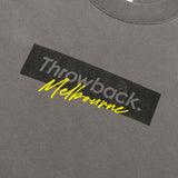 Headline Melbourne Long  Sleeve Oversized T-Shirt  - Washed Grey