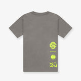 Headline Melbourne Oversized T-Shirt - Washed Grey