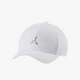 Rise Metal Logo Woven Cap - White