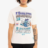 Charlotte Hornets Metallic T-Shirt - White Marle